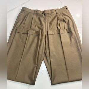 Jos A Bank  Men’s Wool Slacks Pants Pleated 36x31 Workwear